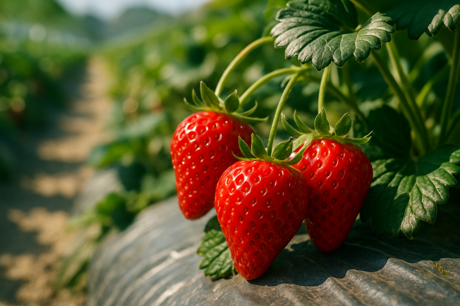 高品質な苺の写真